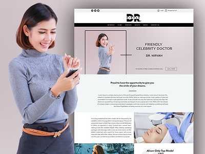 Dr. Nirvah - Friendly Celebrity Doctor Website Template