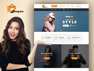 Shopee - eCommerce Web Template for Online Shopping Experience