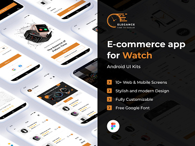 eCommerce App UI Kit for Watch Store