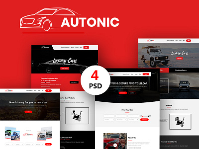 Autonic - Car Searching and Showcase Landing Page automotive car car booking car fair car rental car searching car showcase dealership landing page marketplace rent a car sell cars