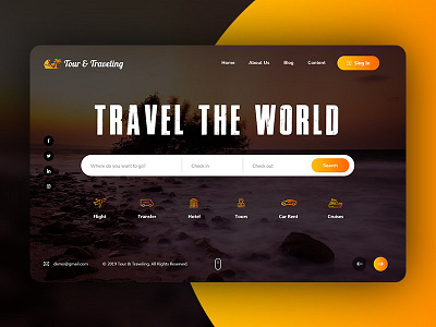 Tour & Traveling Landing Page Template holiday landing page template landing page templates tour tour booking tourism tourist travel travel agency travel blog travel booking traveling template trip vacation