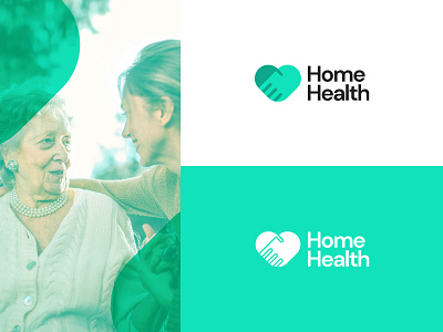 Home Health Logo Concept branding care concept design health healthcare idea logo typography