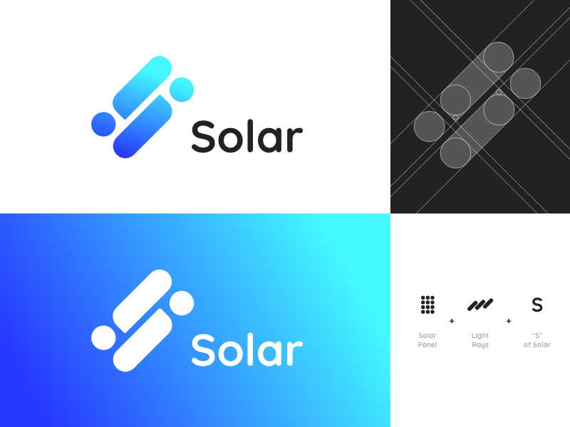 Solar Logo Concept by Thunderbolt Digital on Dribbble