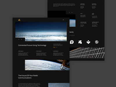 Communications Website Concept