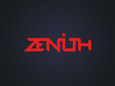 Zenith branding design graphic lettering logo logo design logodesign logotype vector