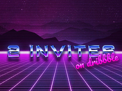 Invites on dribbble