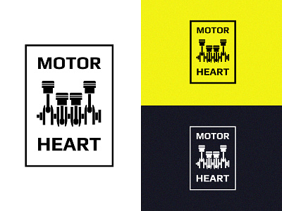Motor Heart brand brand design branding design graphic illustrator logo logo design logodesign logotype vector