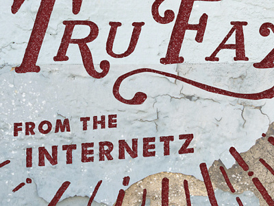 TruFax internetz trufax type typography web graphics