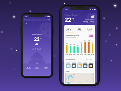 Weather app app design exploration figma illustration ui ux weather