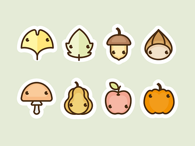 Icon Illustration Fall theme