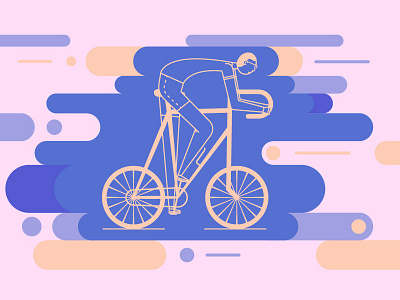 bicycle bicycle bike fast illustration vector