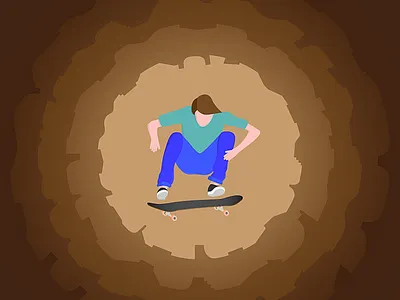 Skate Park character illustration sk8 skate skateboard skatepark skater trick vector