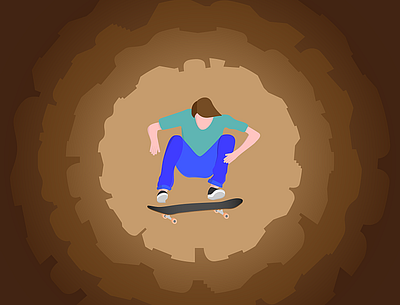 Skate Park character illustration sk8 skate skateboard skatepark skater trick vector