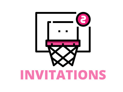 2x Dribbble invites dribbble giveaway icon invitation invite