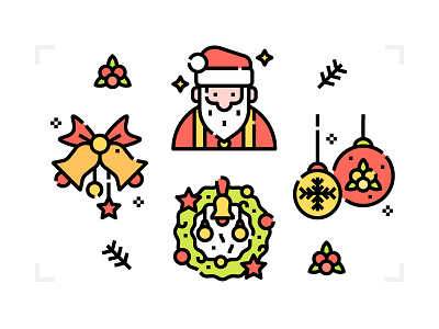 Merry Christmas design icon invitation merry christmas xmas