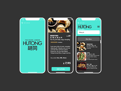 UI Concept London Restaurant brand design branding design designs mobile ui mobile website ui ux web web design webdesign website