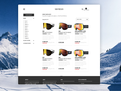 Ecommerce Search Results Page Concept