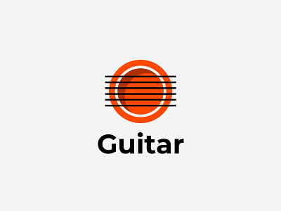 Music Logo Guitar band bass guitar branding design dj graphic design guitar illustration logo logo design logoinspiration music music band musician singer studio vector