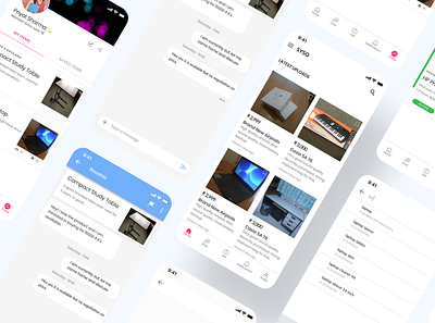 SYSO - Sell Your Stuff Online app branding building buy buy sell case study message mockup olx search ui uidesign uiux ux