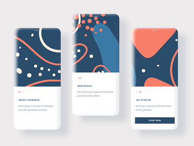 Onboarding UI app dailyui dailyuichallenge design illustration mockup onboarding uidesign uiux user experience user interface design userinterface walkthrough