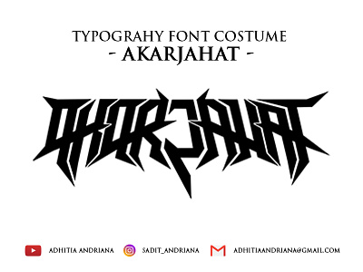 Akarjahat artwork concept costume design drawing drawings font gore horror icon illustration jangart logo typeface typography vector