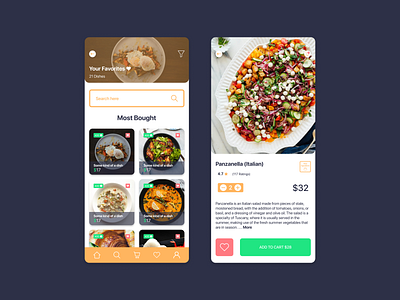 Food Delivery App Design app design concept deisgn delivery figma food food delivery food delivery app mobile mobile app ui