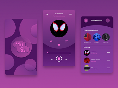 Musa - Music App Concept