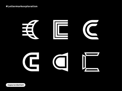 Letter-C Exploration brand brandidentity branding cletter designer freelancer graphicsdesigner icon lettermark logo logodesign logodesigner logotype symbol typography