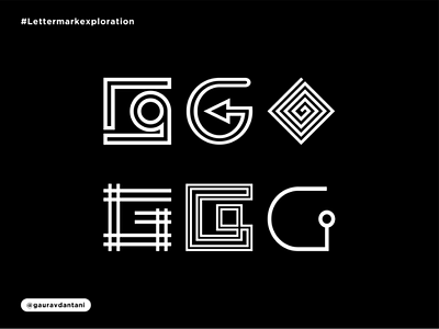 Letter-G Exploration branding design icon identity letter logo logodesign logodesigner logomark symbol typography