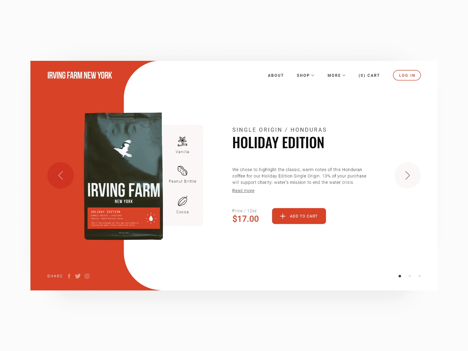 Coffee Shop Landing Page Animation