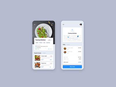 Food delivery app UI concept adobexd cleanui delivery design designinspiration dribbble flat foodapp fooddelivery fooddeliveryservice interface minimal mobileapp restaurant ronytajul sketch ui uxui webdesigner xd