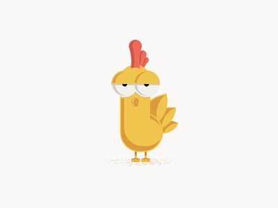 Chicken Character 2d animation character illustration minimal vector