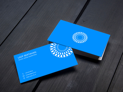 BUSINESS CARD blue brand brand design brand identity branding branding design business card business card design business logo identity design logo simple design simplicity stationary typography