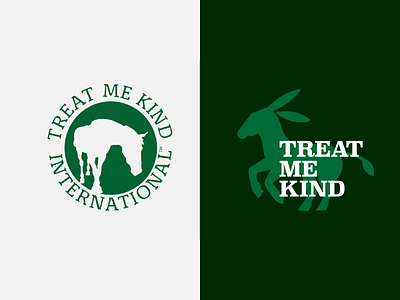 Treat Me Kind International Rebrand brand agency branding design design agency donkey illustration logo startup startup branding superclarendon typography vector