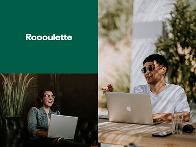 Roooulette logo – Stay home and meet new people ae animation branding clean design idenity logo logodesign minimal motion motion design web website