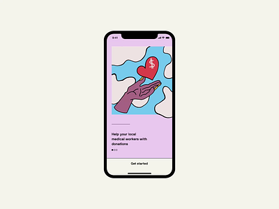Helpie – The App animation app clean design illustration ios minimal motion ui ux
