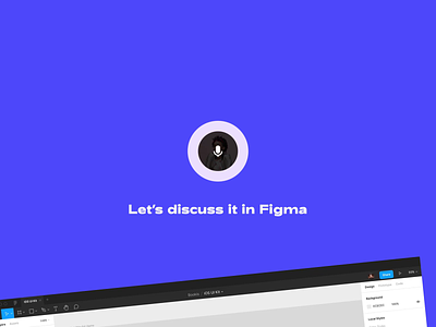 Figma – Voice Chats animation app clean concept design figma minimal muzli plugin ui ux web