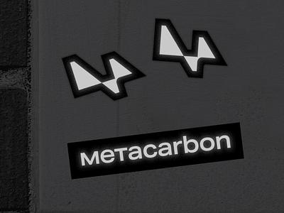 Metacarbon Branding branding clean design logo minimal typography ui ux