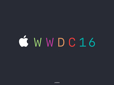 WWDC16 Creative Direction apple art direction jadda wwdc