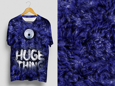 HugeThing T-Shirt 3d fur huge thing material t shirt texture