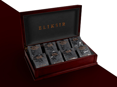 Eliksir Teas custom line eliksir packaging restaurant tea