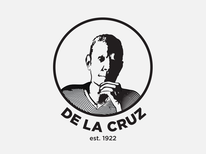 De La Cruz – Logo round legacy lines portrait logo