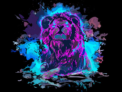 l i o n k i n g ilustration ilustrator lion lion king monster