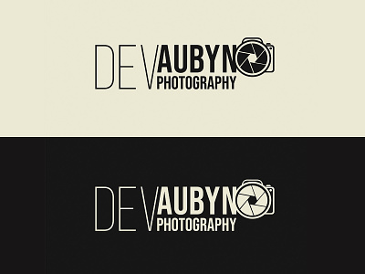 devAUBYN Photography - Logo adobe branding clean creative daily ui design dribbble graphic design illustration logo