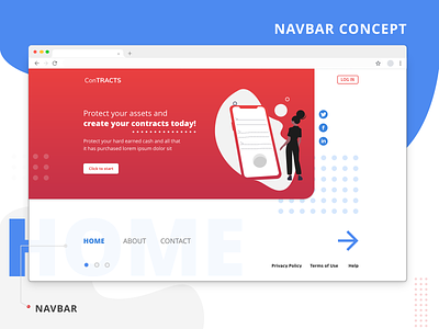 Navbar Concept | Adobe XD