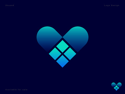 Love + Square Logo concept