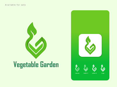 Vegetable Garden Logo Concept