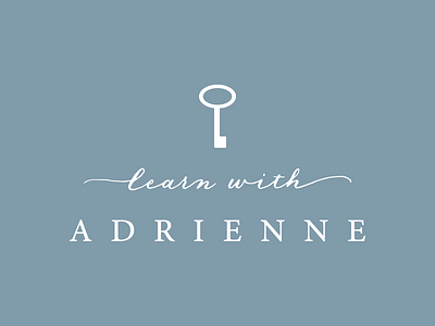 Learn with Adrienne | Logo