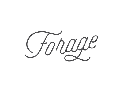 Forage | Logo logo plant shop retail script