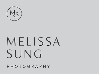 Melissa Sung | Logo Concept branding identity logo monogram typography
